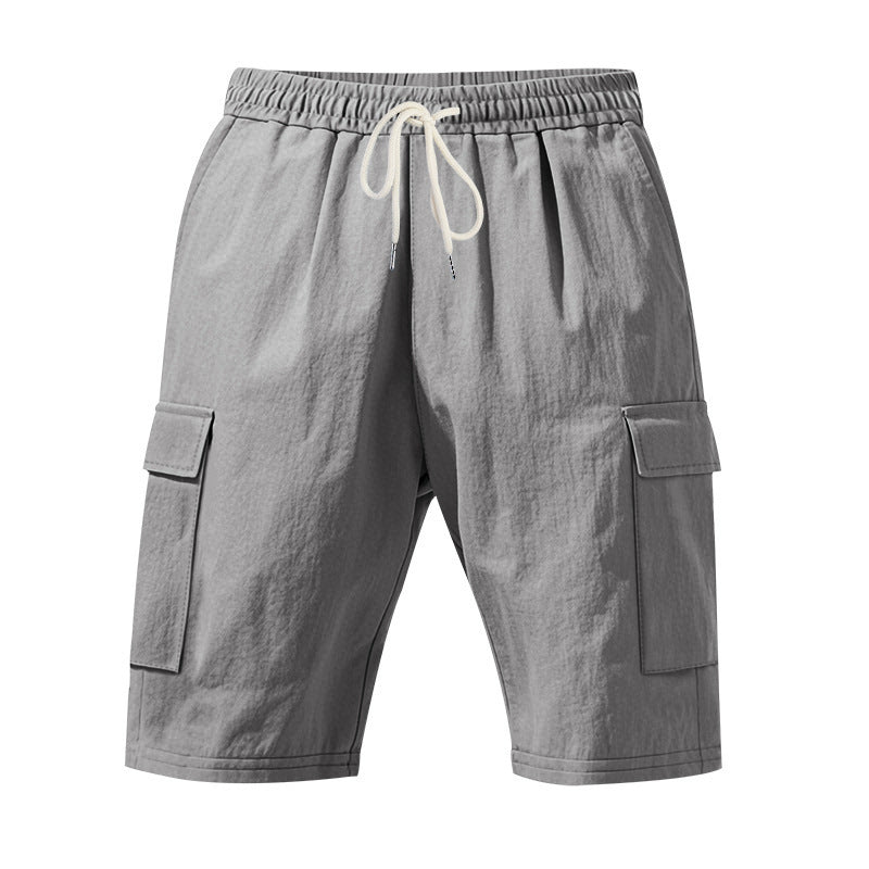 Short Cargo de Algodón y Lino