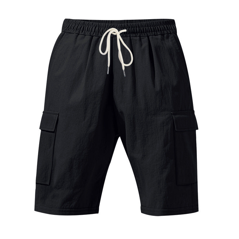 Short Cargo de Algodón y Lino